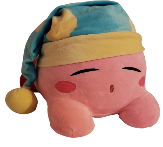 plushie of a sleepy kirby