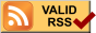 a button that says VALID RSS with a red check