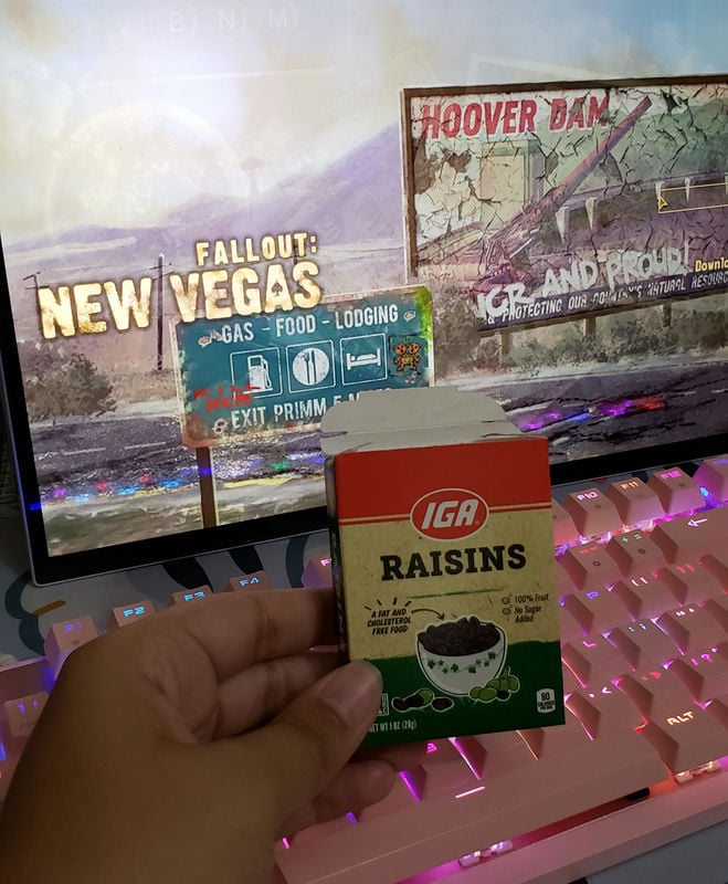 new vegas and raisins